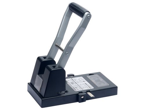 Furador q-connect kf18766 preto 2 furos abertura 6 mm capacidade 100 folhas , Q-connect , 153424 , 5705831187665